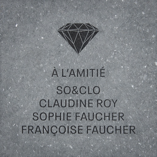 À l’amitié, SO&Clo, Claudine Roy, Sophie Faucher, Françoise Faucher