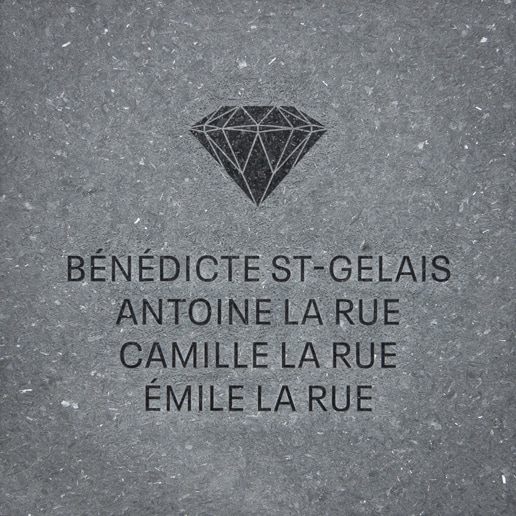 Bénédicte St-Gelais, Antoine La Rue, Camille La Rue, Émile La Rue